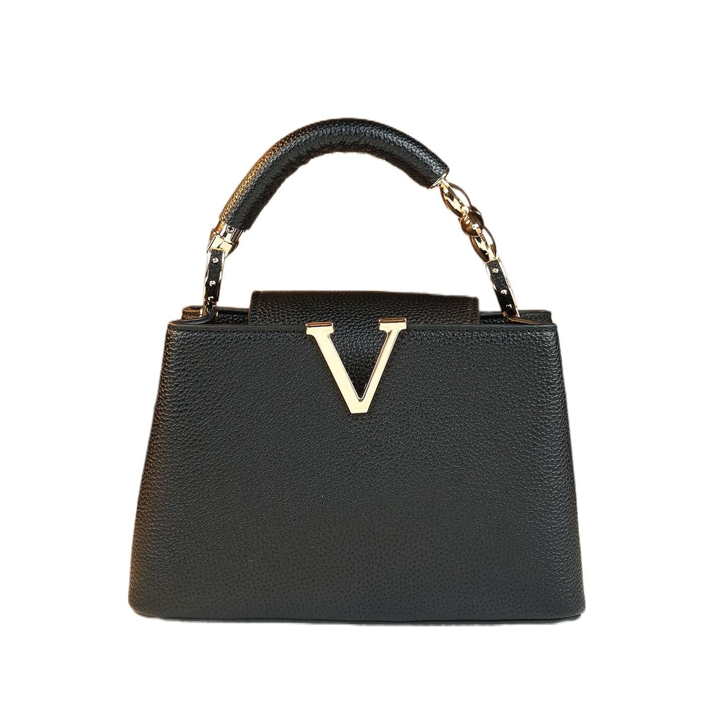 Women's Genuine Leather Soft Fashion Versatile Simple Bucket Bags