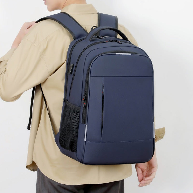 Men's Solid Color Large Capacity High Backpacks