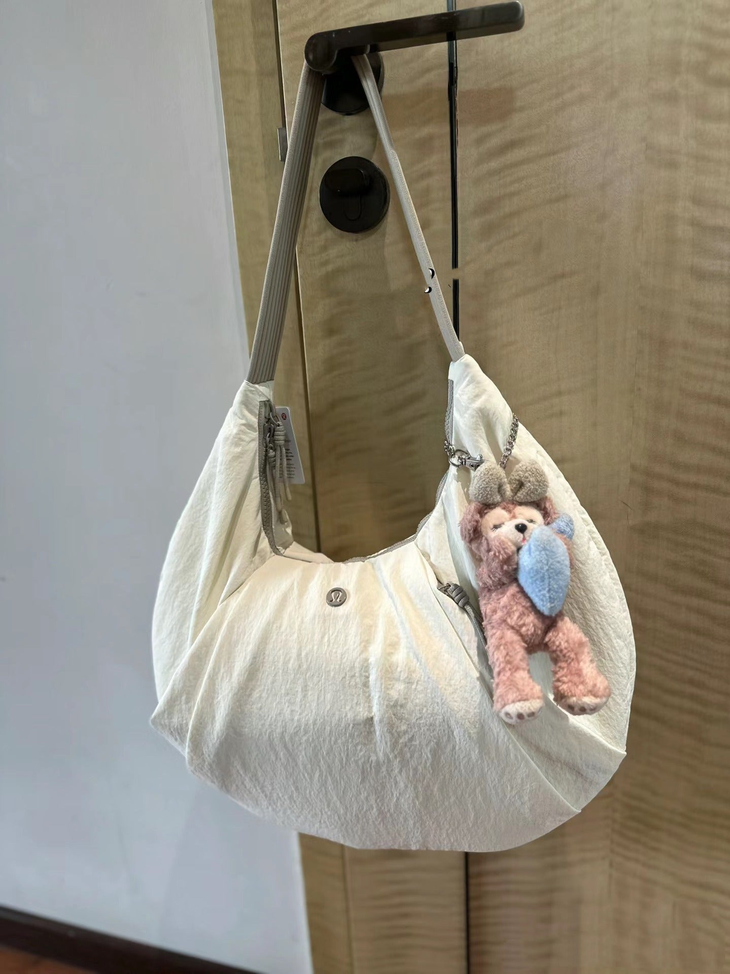 Cool Croissant Dumpling Canvas Fitness Yoga Handbags