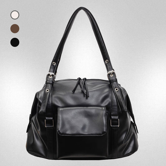 Capacity Soft Leather Underarm Street Fashion Hot Shoulder Bags