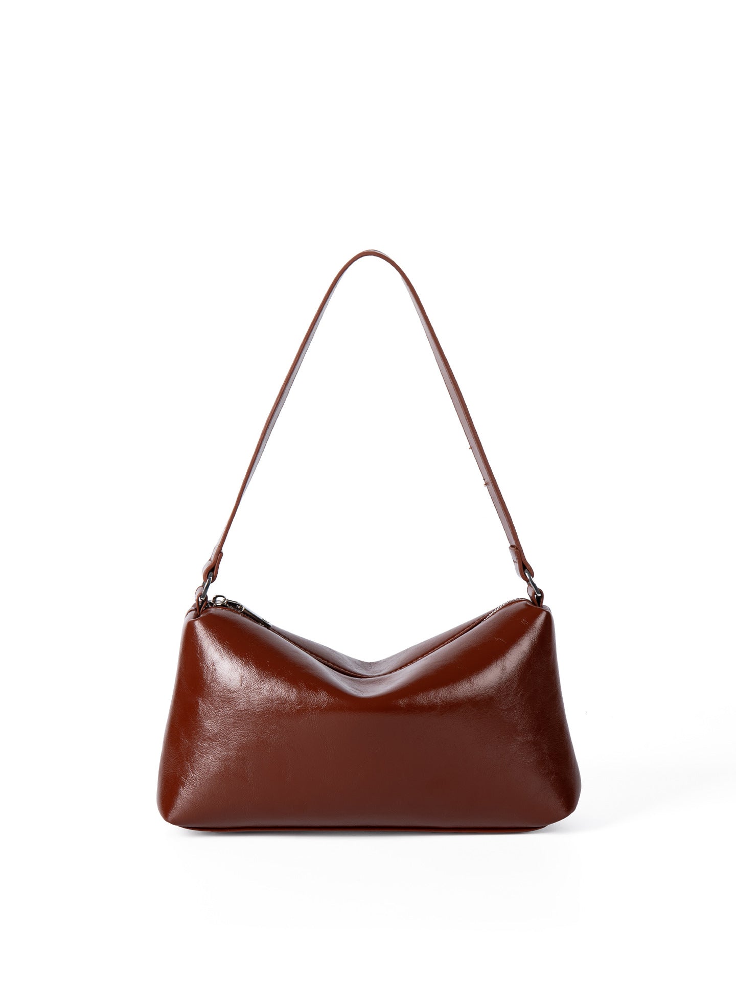 Women's Style Oil Wax Leather Design Portable High Sense Retro Easy Bags