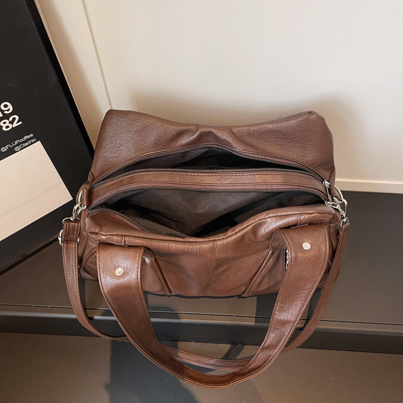 Women's Retro Style Underarm Large Capacity Bags