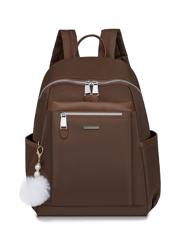 Nylon Korean Fashion Lightweight Simple Large Women's Backpack