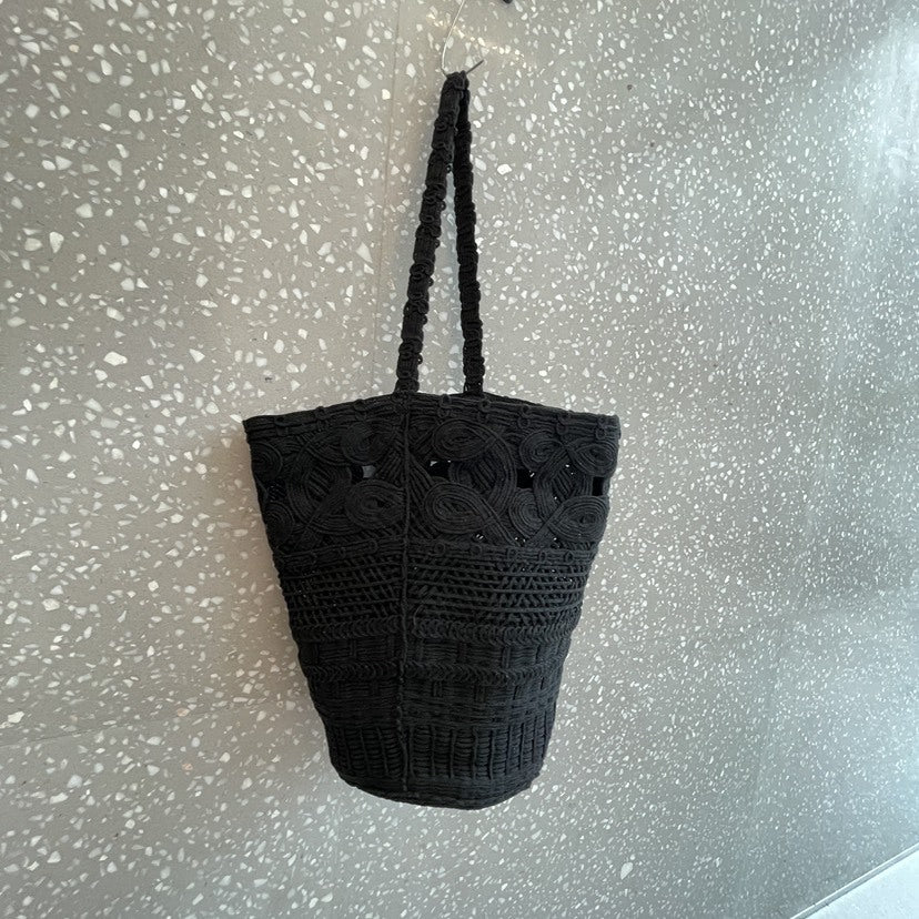 Weaving Hollow Seaside Vacation Beach Trendy Fashion Women's Shoulder Bag