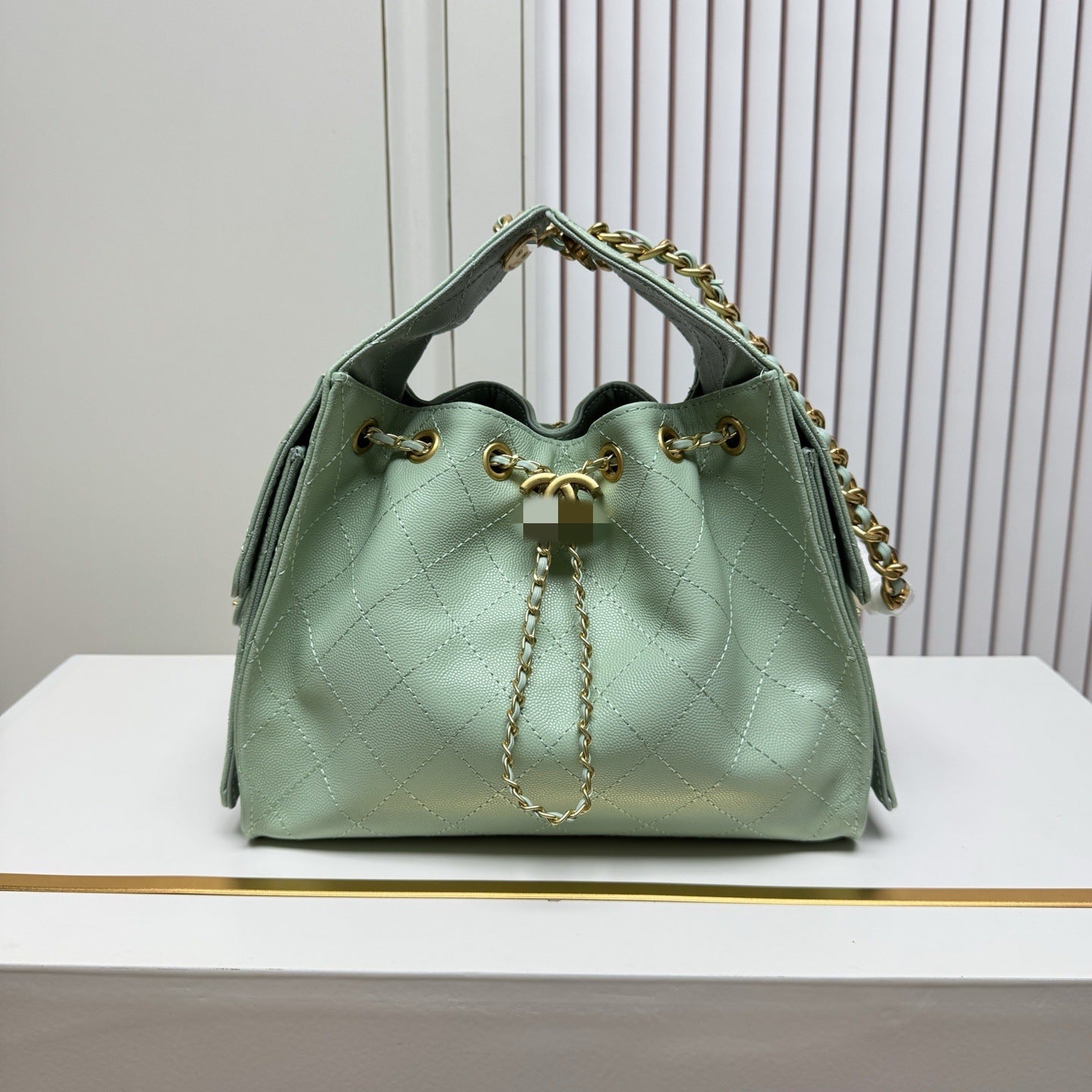 Women's Style Chain Commute Design Diamond Plaid Bags