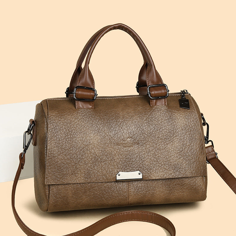 Women's Fashionable Fashion Versatile Simple Retro Women's Handbag