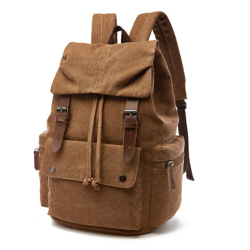 Style Fashion Canvas Vintage Large Capacity Leisure Backpack