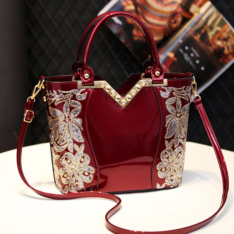 Women's Fashionable Trendy Texture Temperamental Mother Women's Handbag