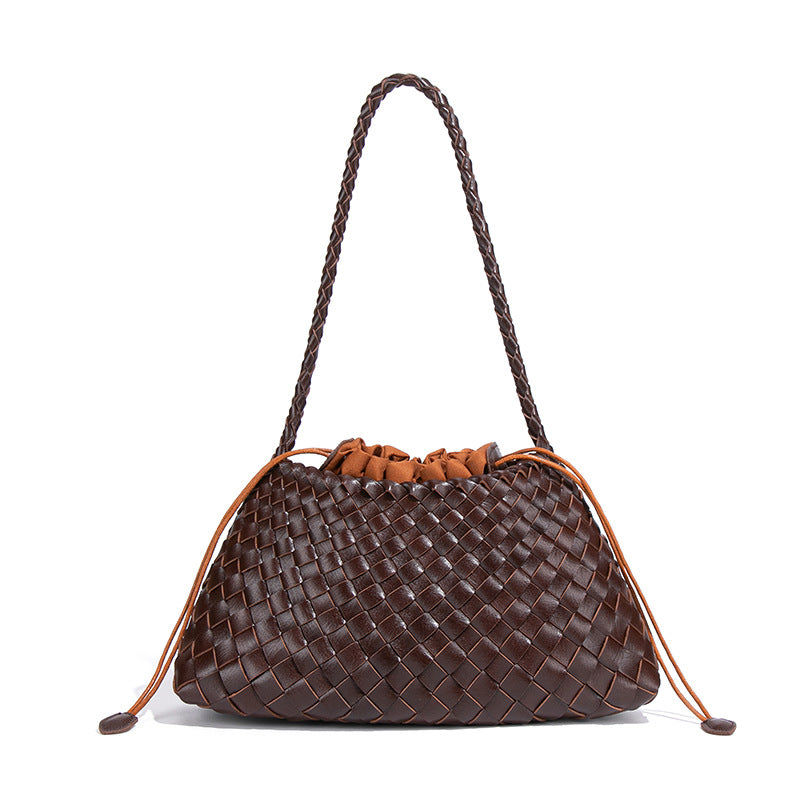 Women's Summer Vegetable Basket Macaron Woven Retro Bags