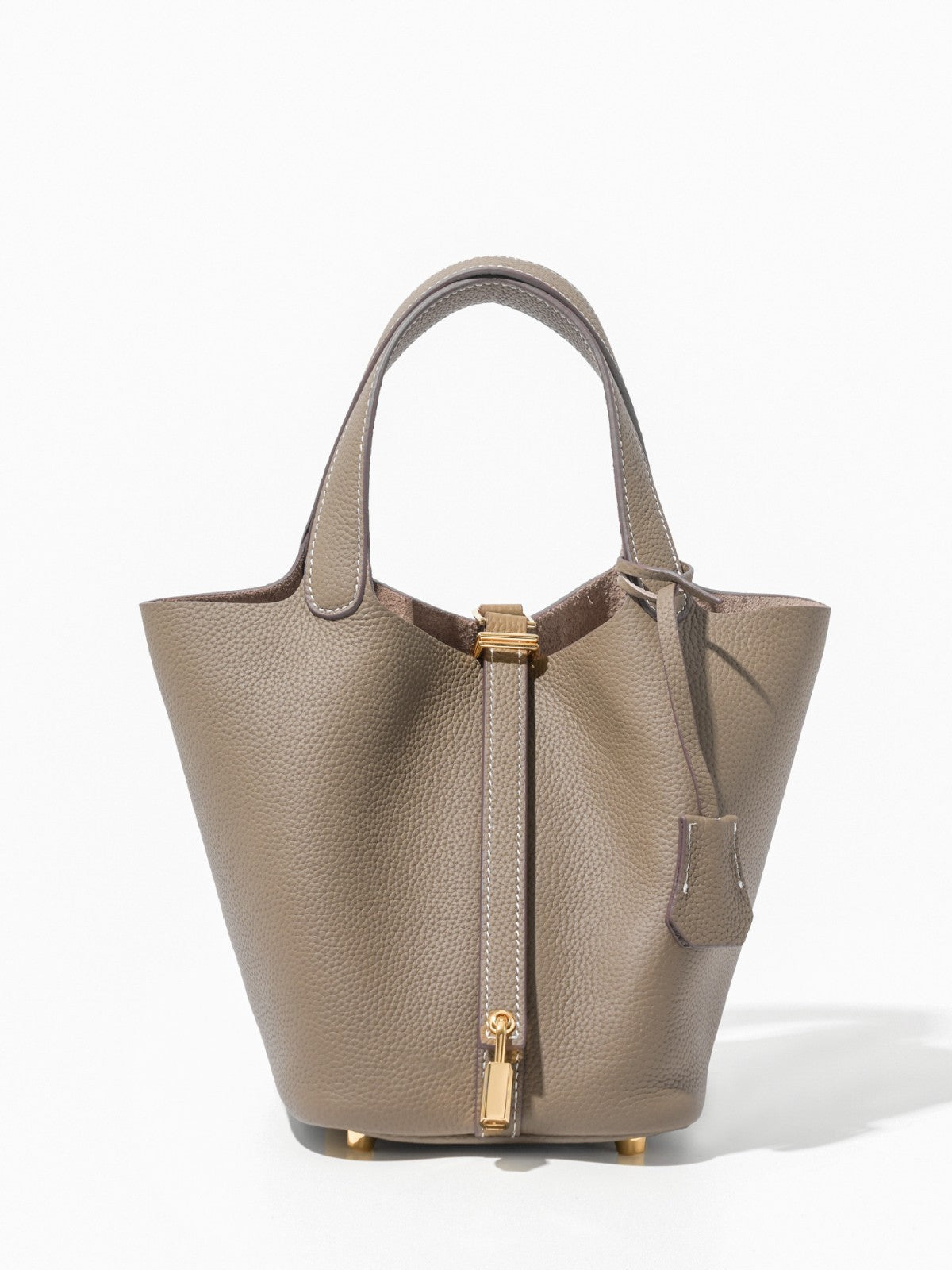 Classic First Layer Cowhide Vegetable Basket Light Luxury High-grade Genuine Women's Messenger Bag