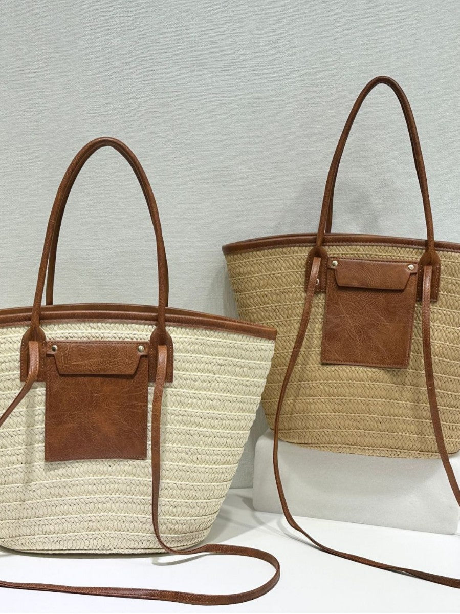 Women's Fashion Beach Large Capacity Straw Weaving Shoulder Bags