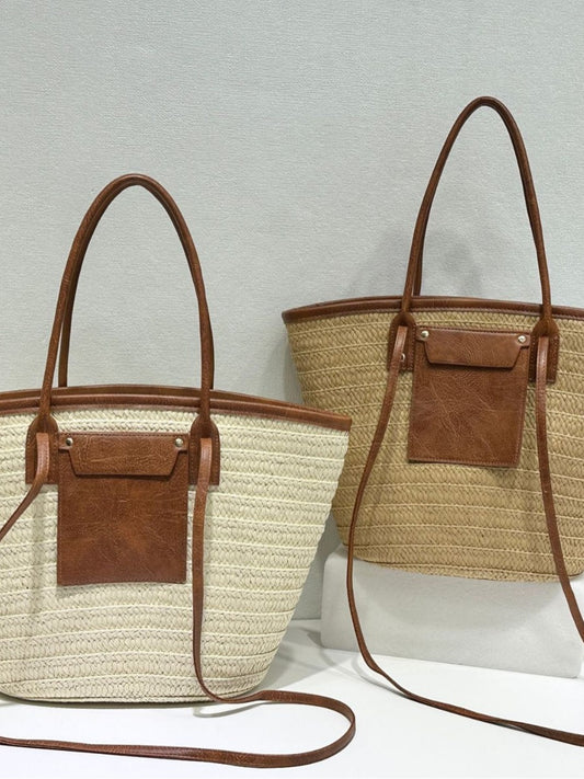 Women's Fashion Beach Large Capacity Straw Weaving Shoulder Bags
