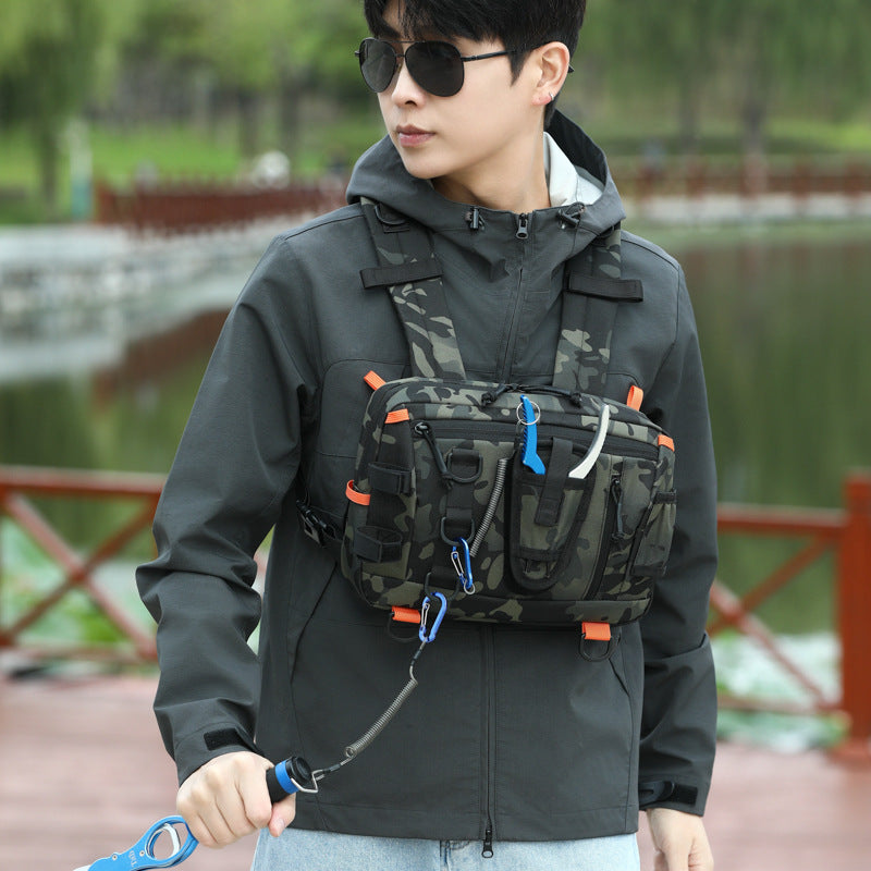 Multifunctional Cross-country Running Pouch Portable Hiking Cycling Vest Lure Sports Backpack