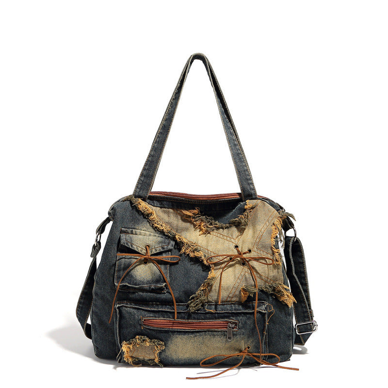 Women's Large Capacity Totes Hot Vintage Washed Bags