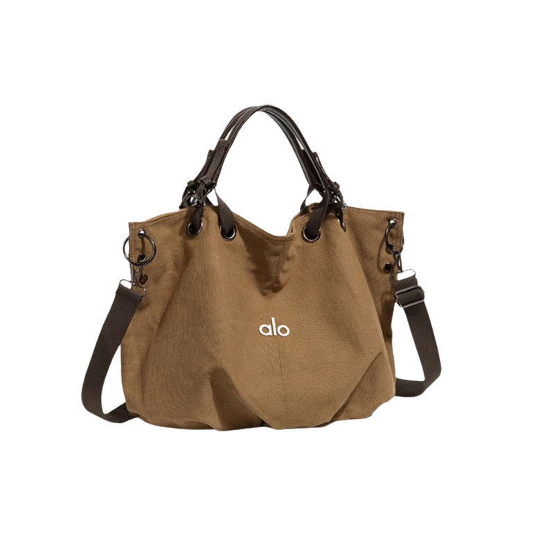 Trendy Large Capacity Totes Canvas Commuter Women's Shoulder Bag