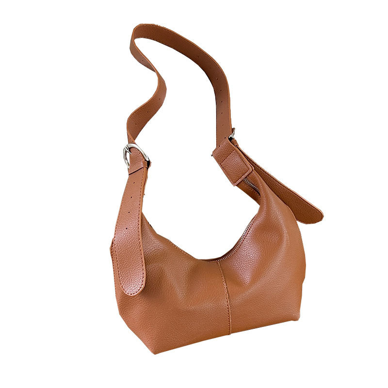 Women's Fashion Korean Style Dumpling Retro Portable Underarm Bag