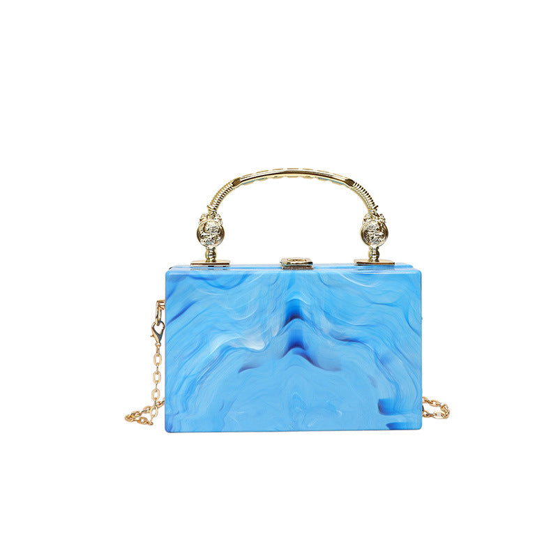 Women's Acrylic Box Fashion Candy Color Dinner Women's Shoulder Bag