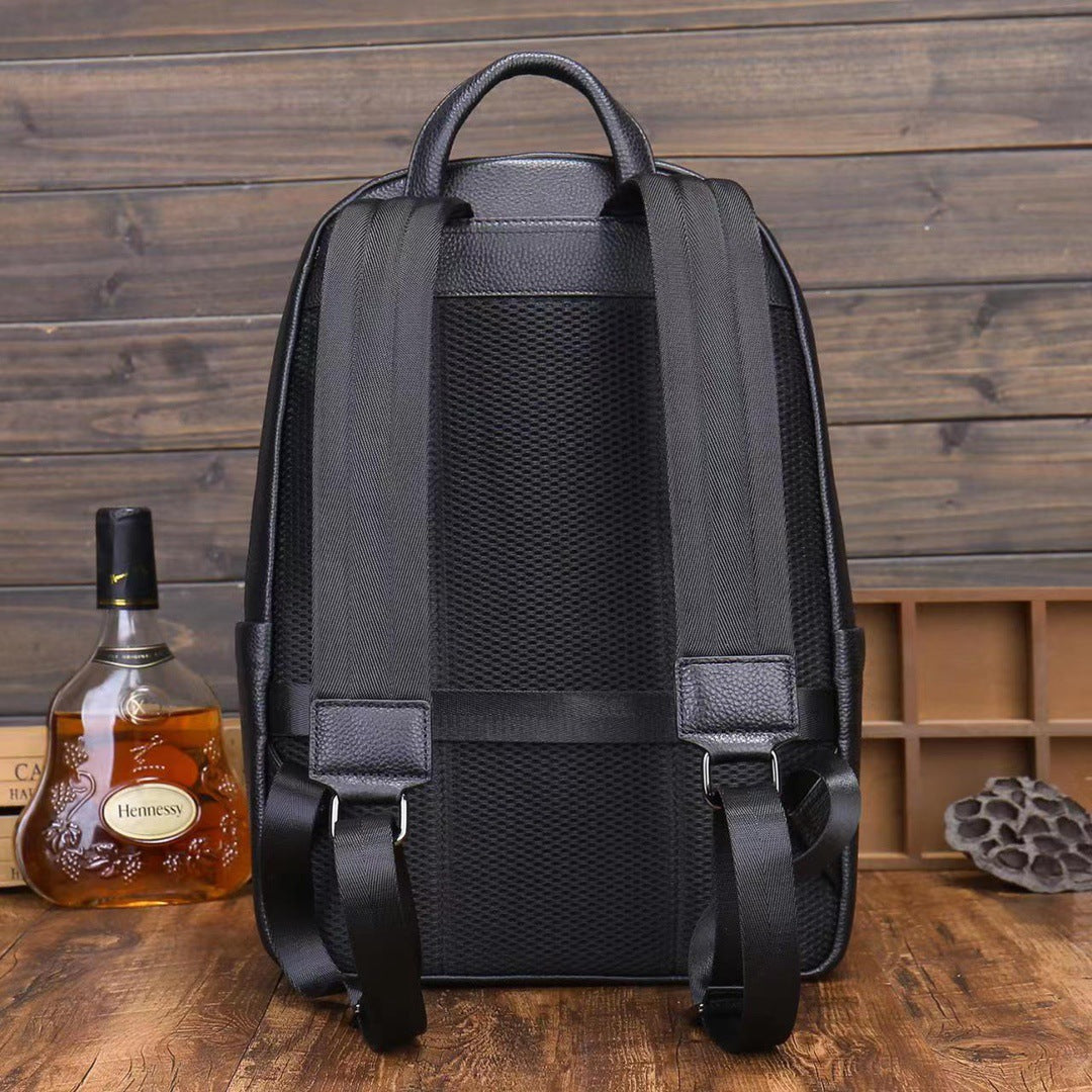 Men's Layer Leather Trip Large Capacity Computer Bags