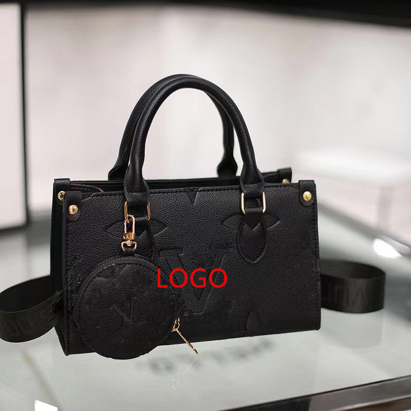 Women's Mini Embossed Large Capacity Portable Oblique Bags