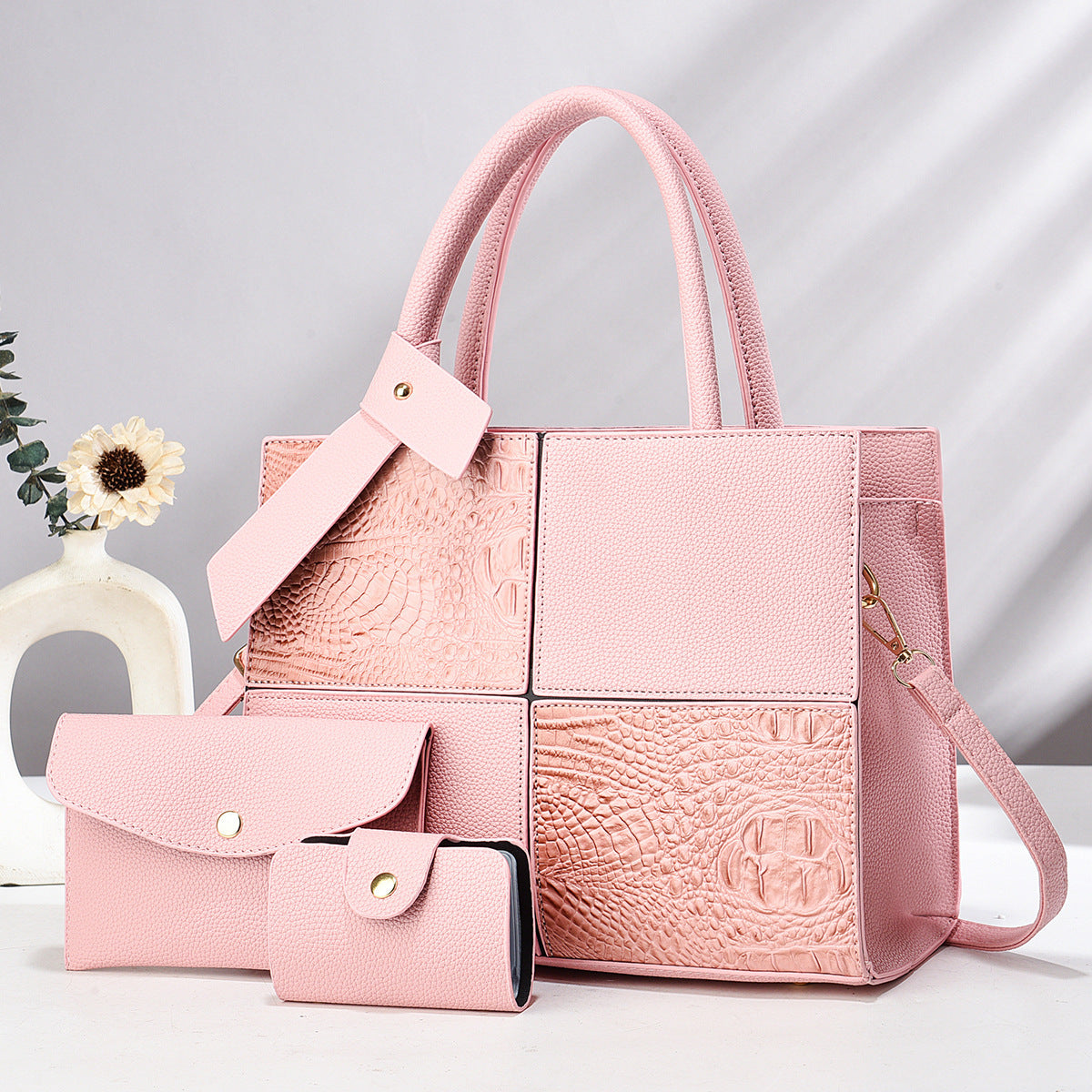 Women's Large Capacity Fashion Elegant Lady Splicing Women's Handbag