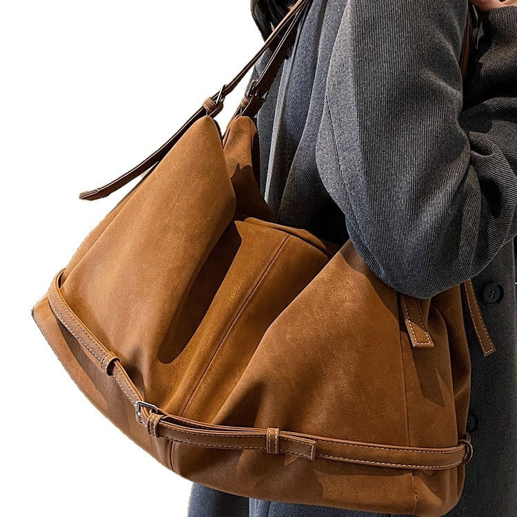 Women's Large Capacity Retro Today Popular Texture Tote Bag