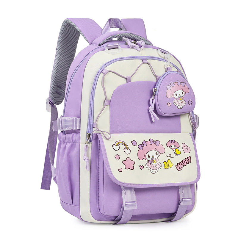 Matching Cross Rope Pencil Badge Female Large Capacity Commuter Backpacks