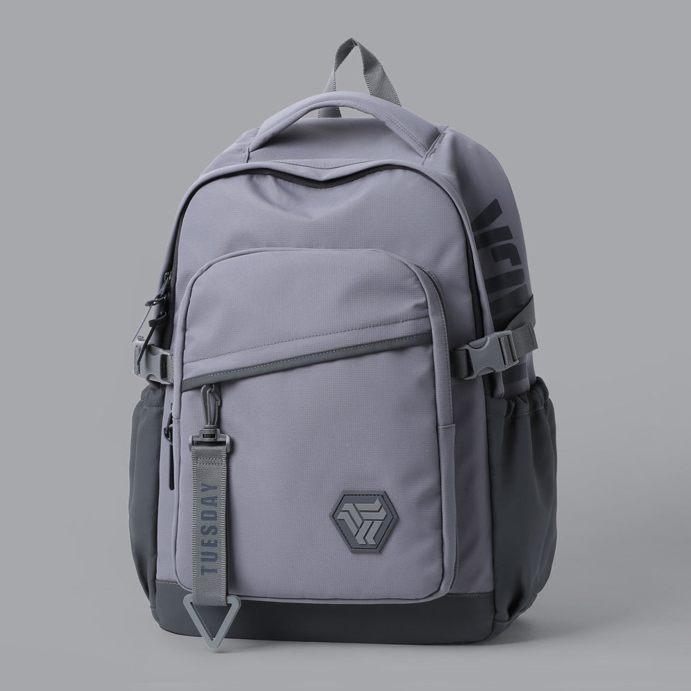 Men's Simple Trendy Early High College Computer Leisure Backpack