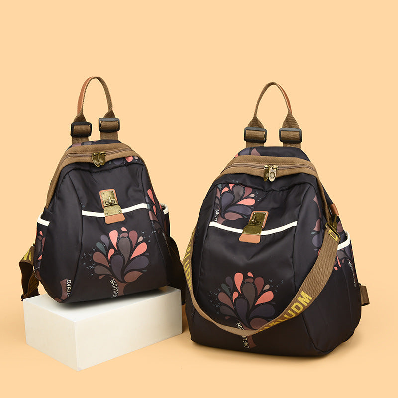 Women's Fashion Printing Large Capacity Oxford Cloth Women's Backpack