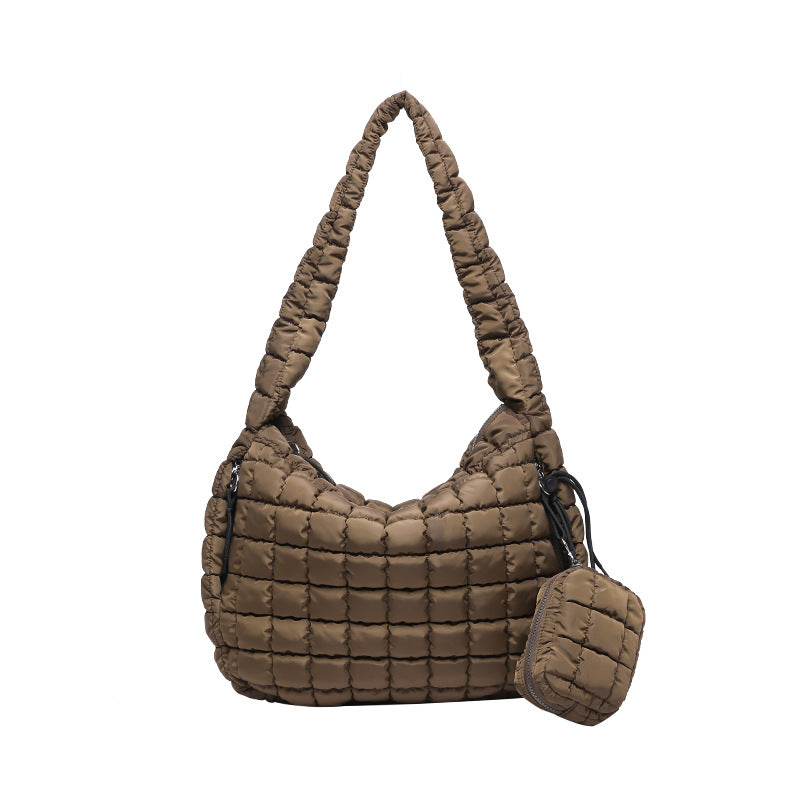 Pleated Cloud Portable Mother Dumpling Large Capacity Bags