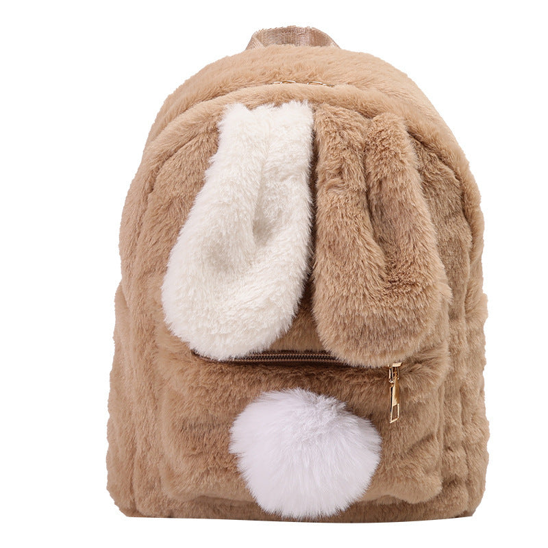 Cute Rabbit Ears Korean Large Capacity Women's Backpack