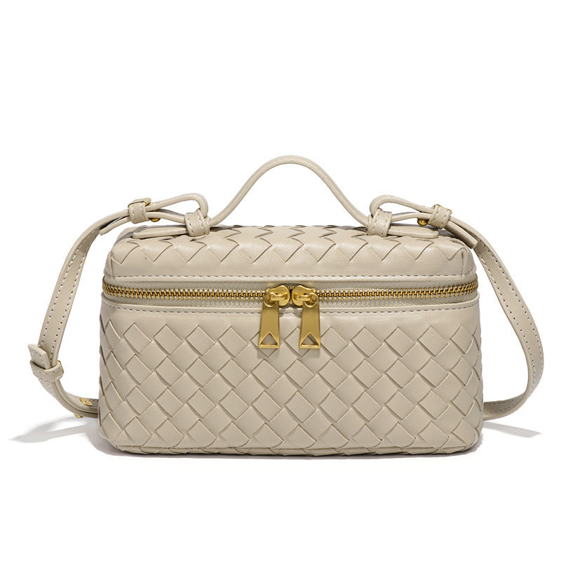 Hand-woven Fashion Lunch Box Practical Trend Women's Shoulder Bag