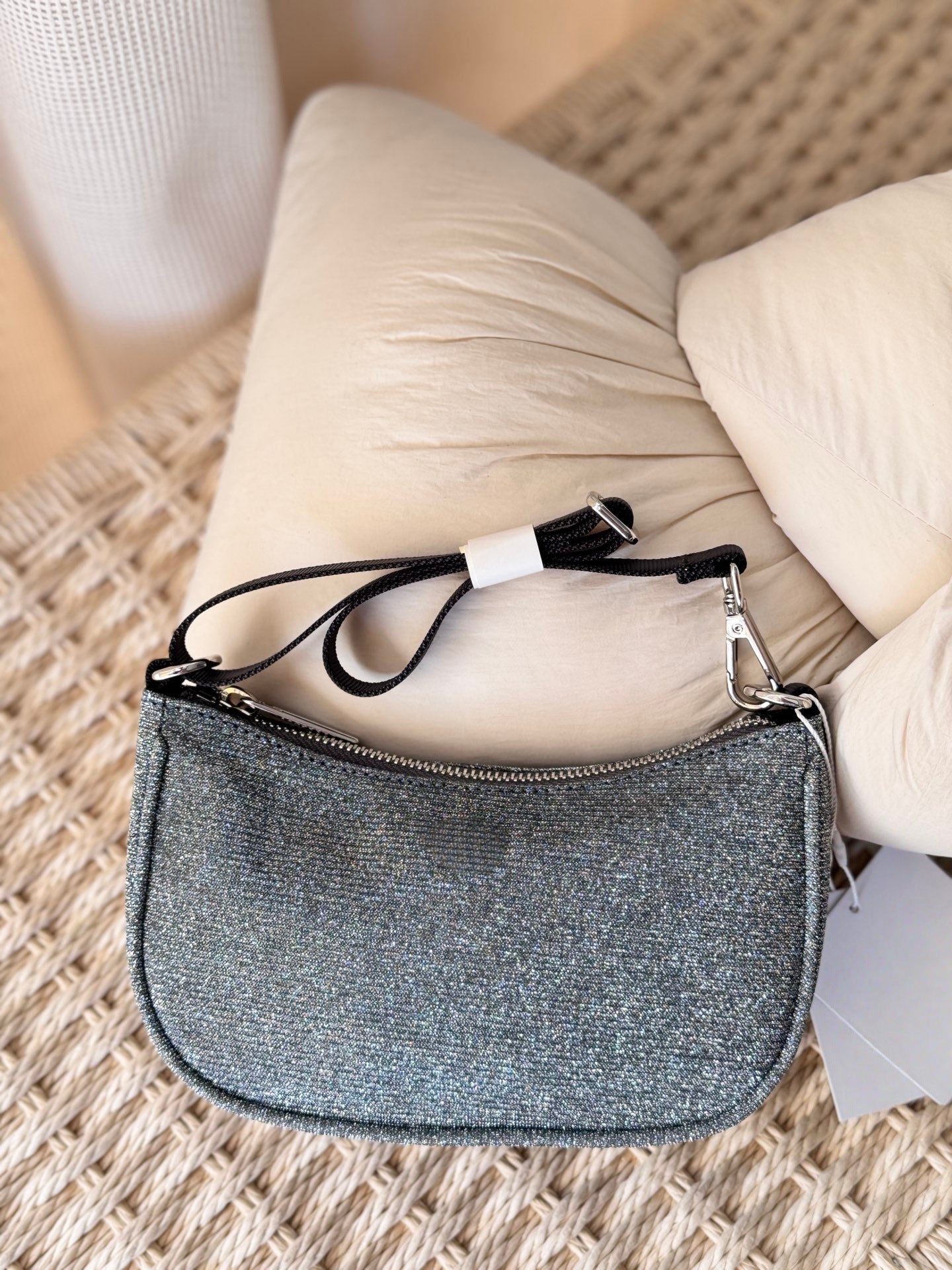 Style Shiny Crescent Large Capacity Trendy Underarm Bag