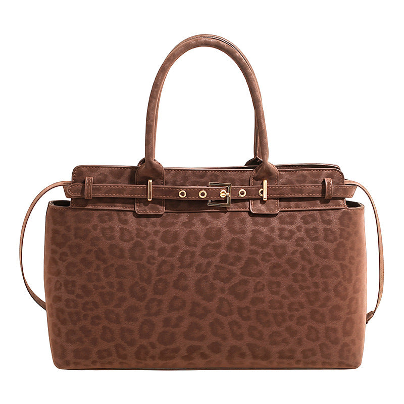 Large Capacity Simple Commute Versatile Underarm Light Luxury Western Tote Bag