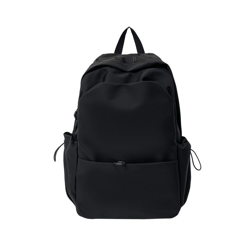 College Cute Pure Color Versatile Large Capacity Leisure Backpack