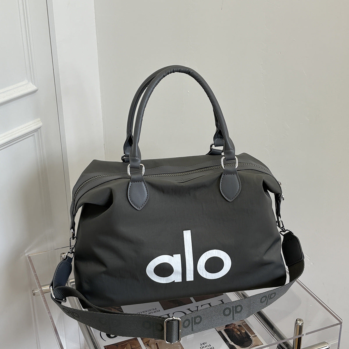 Women's Fashion Large Capacity Canvas Commuter Simple Handbags