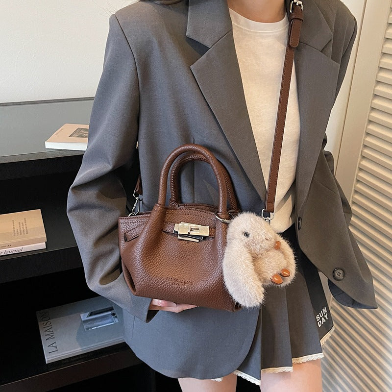 Women's Korean Portable Vegetable Basket Fashionable Lychee Bucket Bag