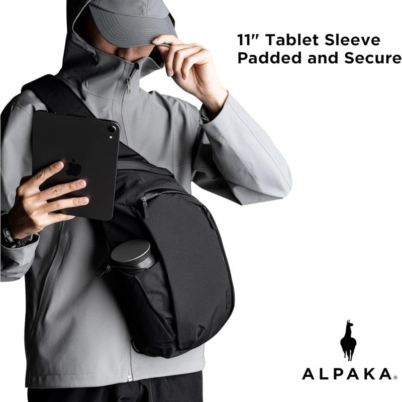 Innovative Fashion Simple Solid Color Left Men's Messenger Bag