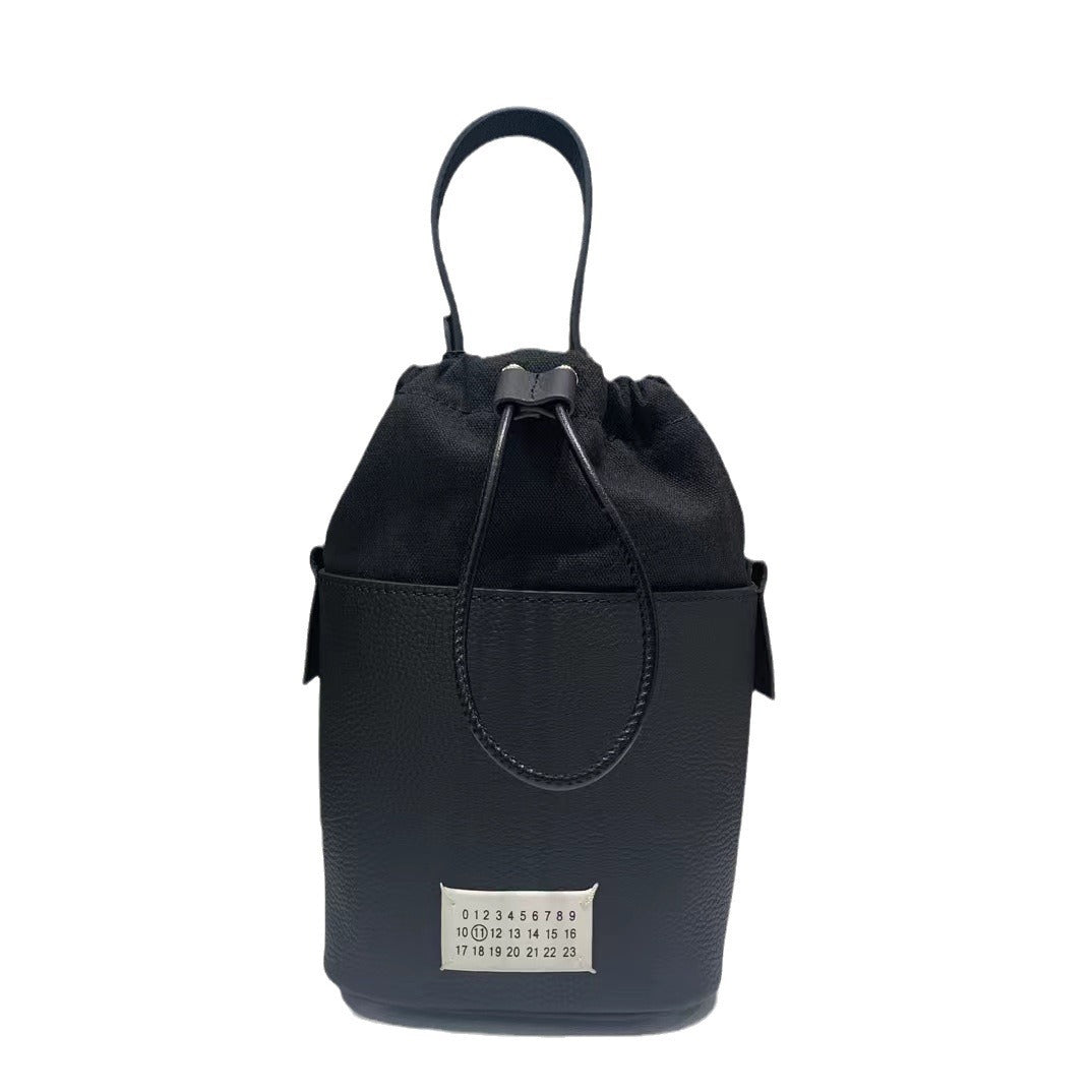 Women's Rich Chain One Drawstring First Layer Cowhide Bags