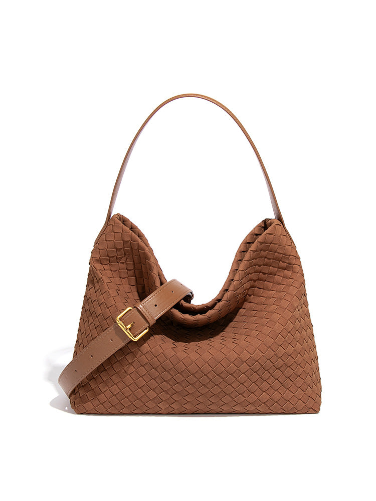 Women's Handmade Woven Fashionable Versatile Large Capacity Tote Bags