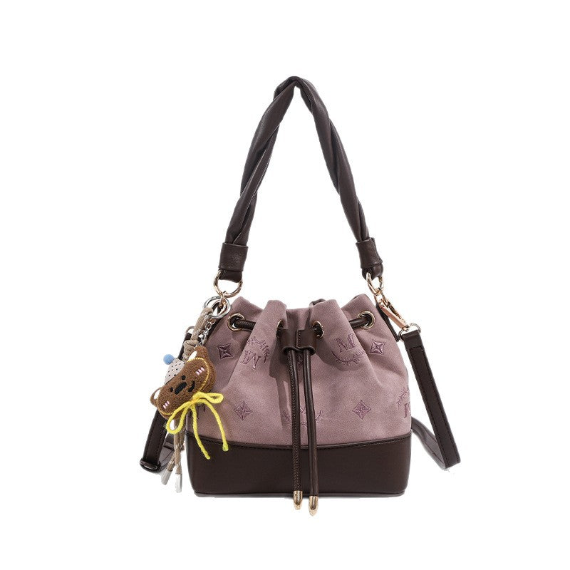 Western Style Elegant Advanced Sense Niche Commuter Bucket Bag