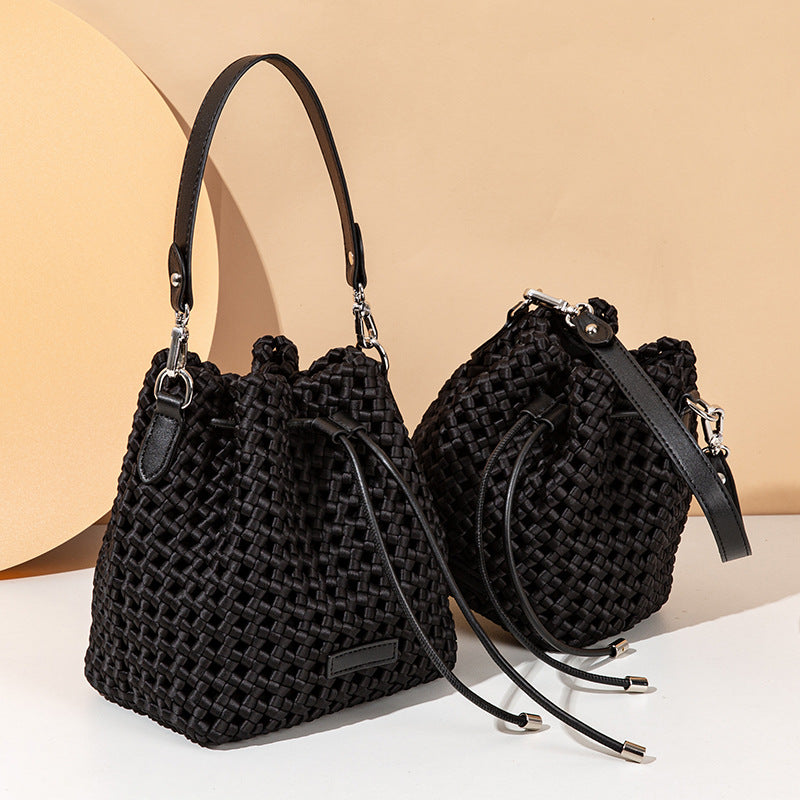 Classic Style Windmill Knot Hand-woven Mini Women's Messenger Bag