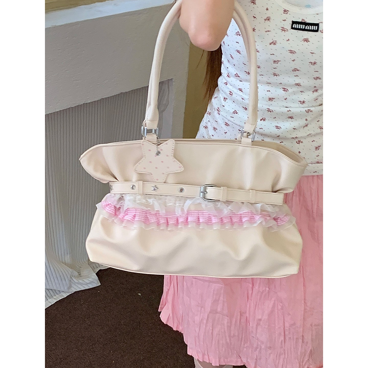 Women's Korean Style Sense Underarm Summer Simple Tote Bag