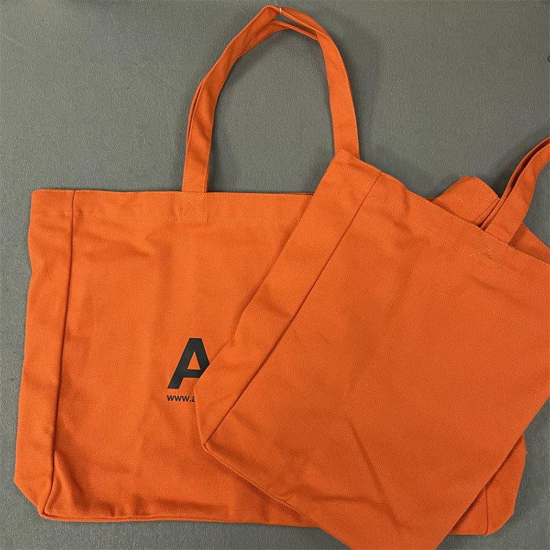 Popular Single Printed Portable Letter Denim Canvas Bags