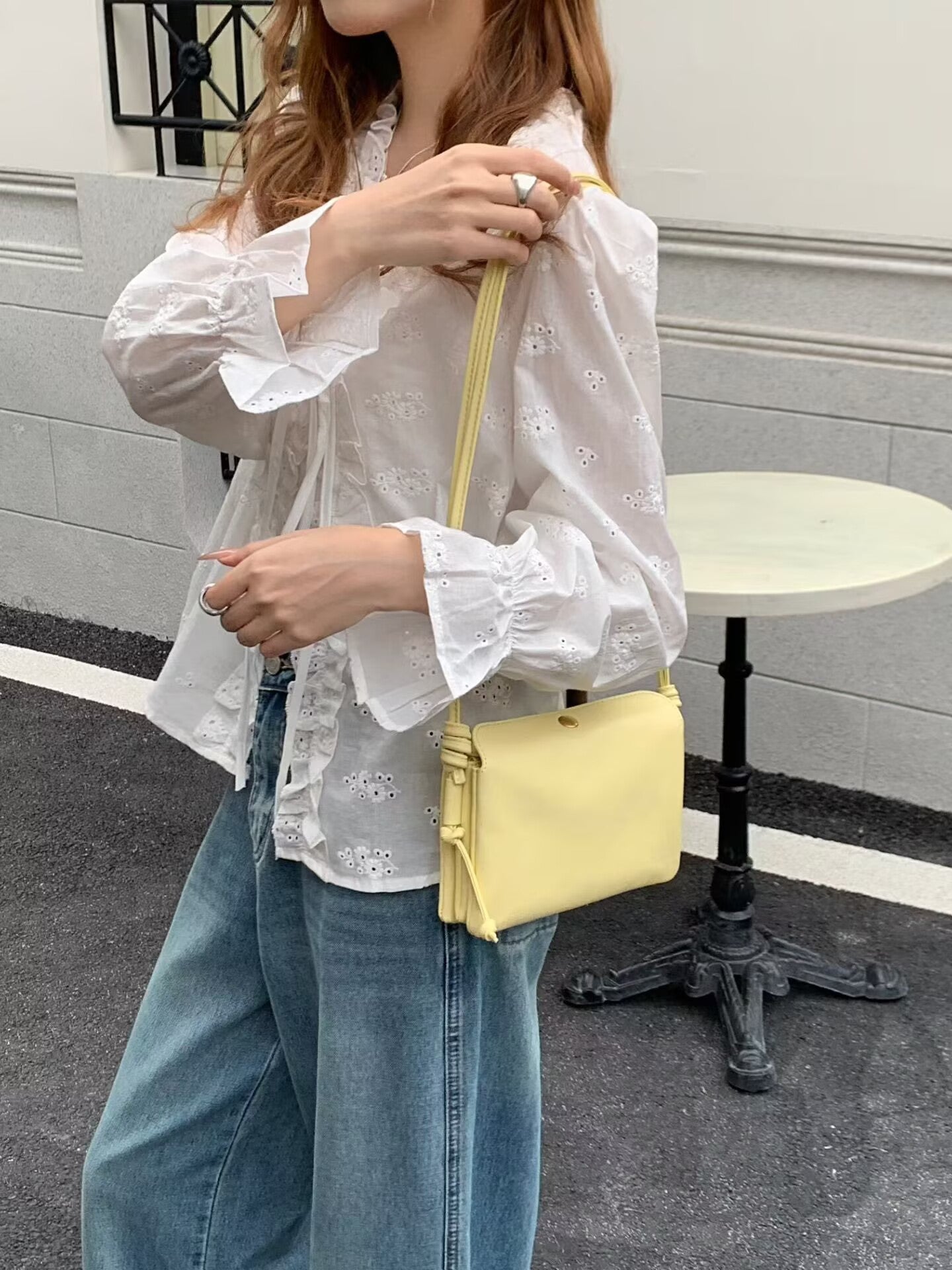 Women's Envelope Textured Sheepskin Exquisite Fashion Leather Message Candy Color Small Square Bags