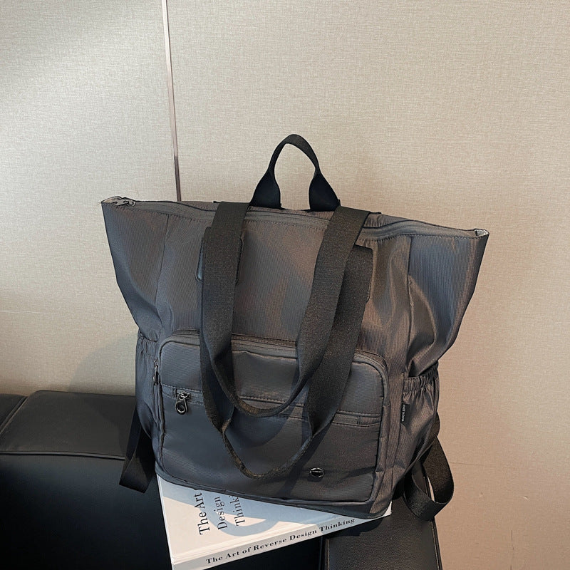 Large Capacity Versatile Scalable Korean Style Women's Backpack