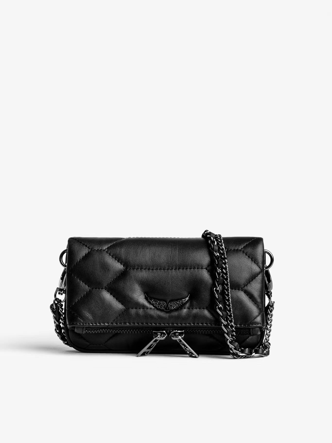 Women's French Fashion Diamond Wings Chain Envelope Shoulder Bags