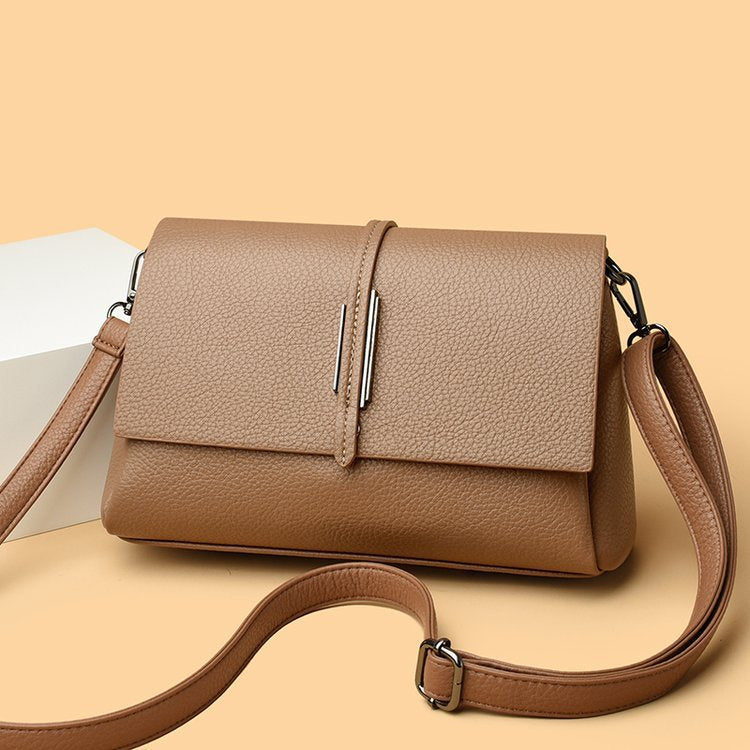 Soft Leather Pillow Simple Fashion Large Women's Shoulder Bag