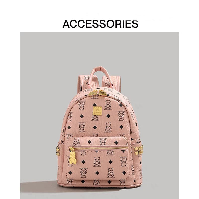Women's Niche Leather College Sense Large Capacity Women's Backpack