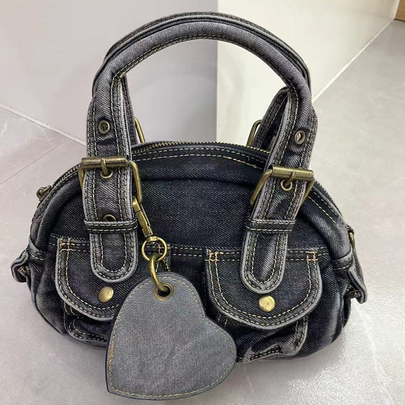 Women's Washed Denim Punk Retro Jeans Women's Handbag