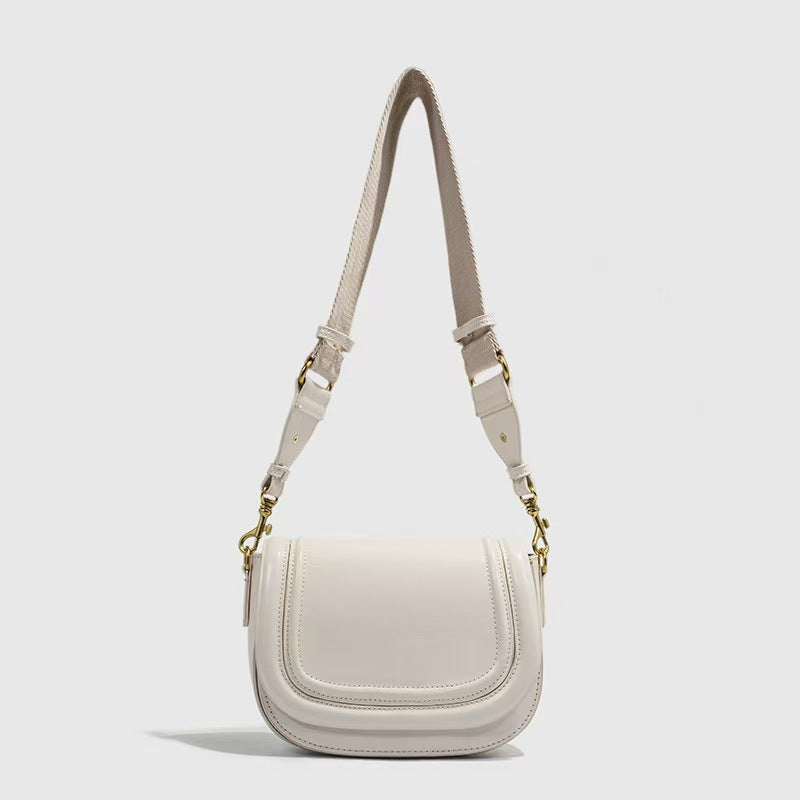 Z Home Saddle Fashion Broadband Contrast Color Women's Messenger Bag
